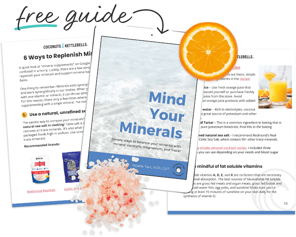 Mind Your Minerals, vitamins and minerals PDF download guide for natural supplementation