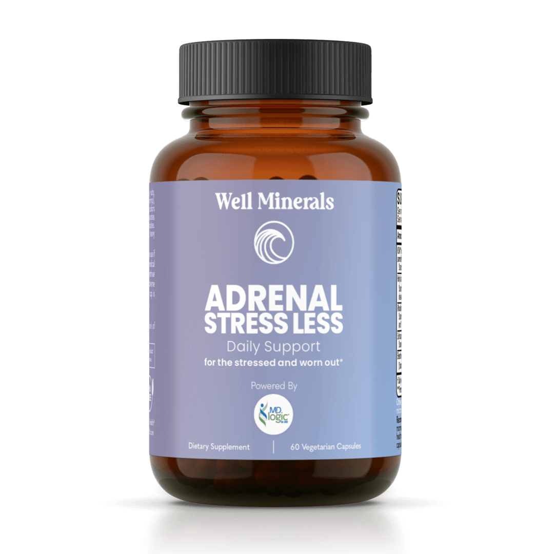 Well Minerals Adrenal Stress Less Supplement Bottle